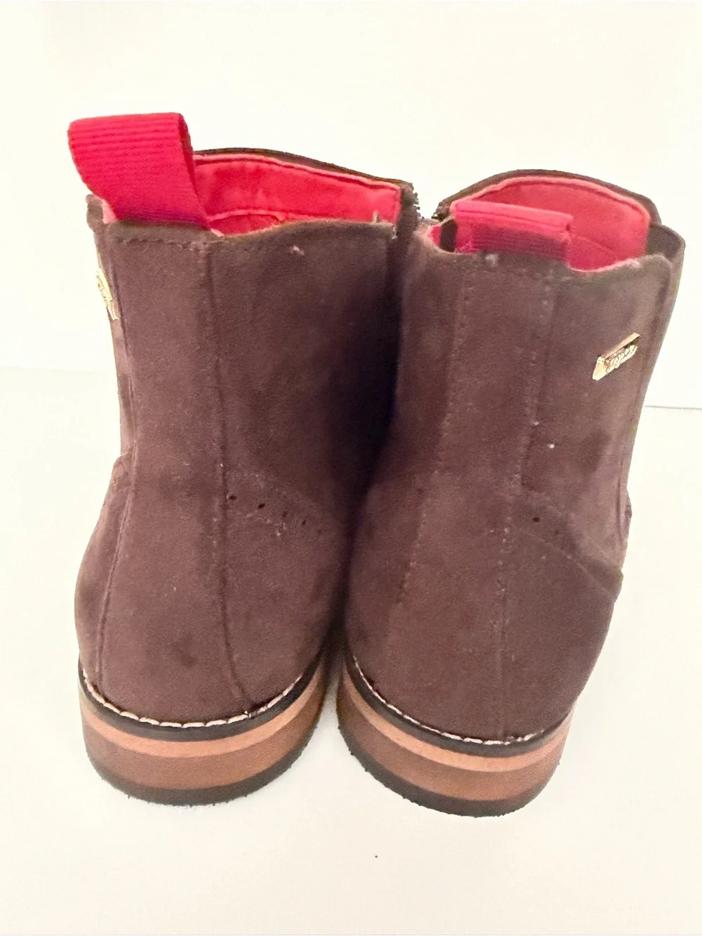Tayno Men's Brown Suede Chukka Boots with Side Zip